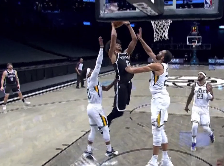 关于广东队完胜篮网,戈贝尔高光表现的信息 关于广东队完胜篮网,戈贝尔高光表现的信息